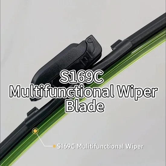 Limpiaparabrisas Limpiaparabrisas para ventana de coche by-116A Limpiaparabrisas universal plano y suave